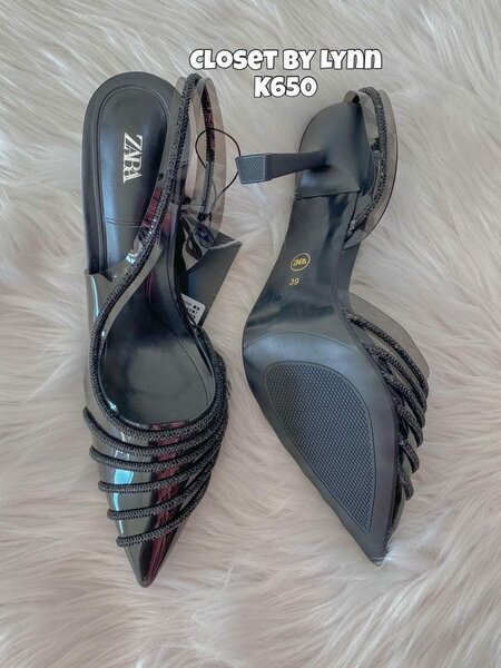 black sandals