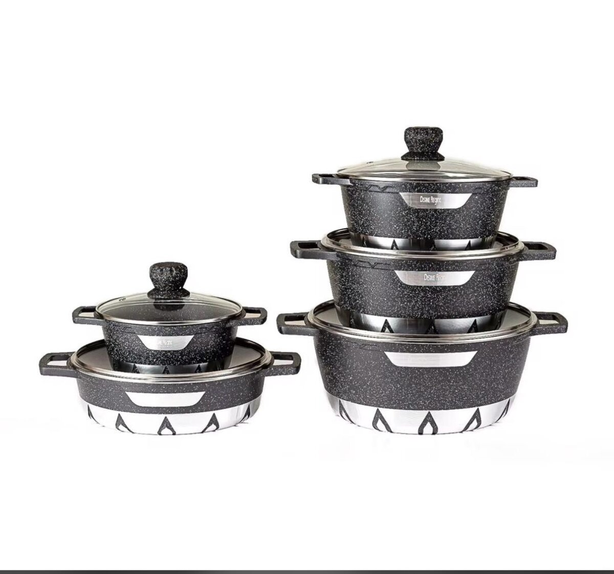 Set de Batterie de Cuisine 10 pcs
