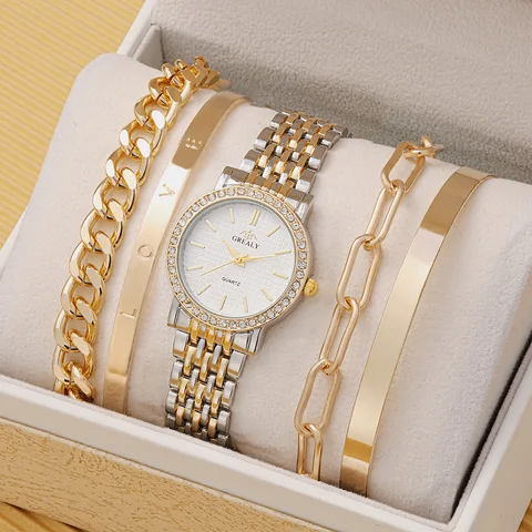 Chic ensemble montre et bracelet