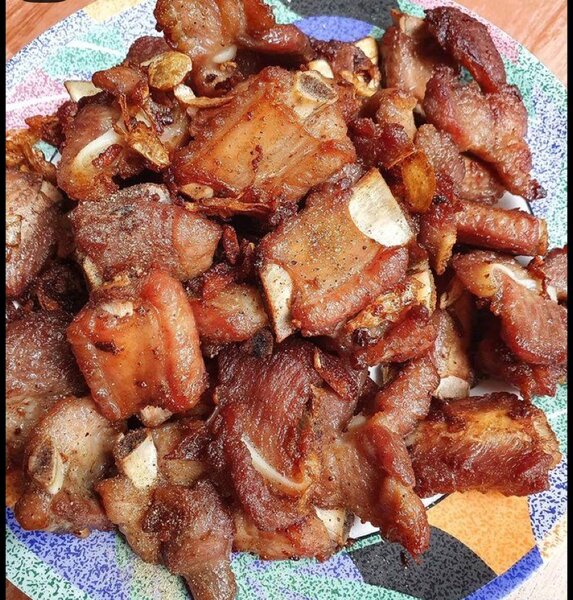 Côtes de porc grillées