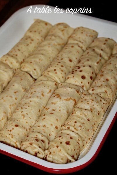 5 crêpes jambon fromage