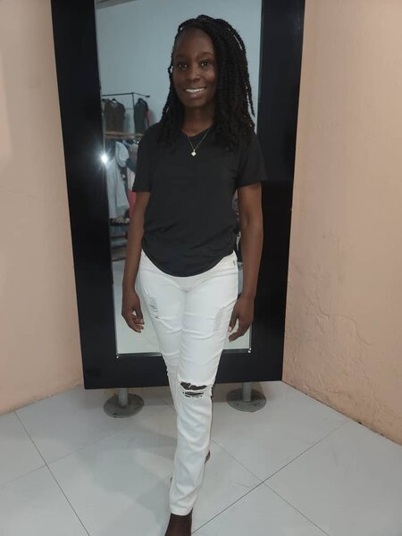 White jeans