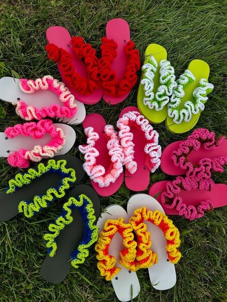 Sandale crocheter