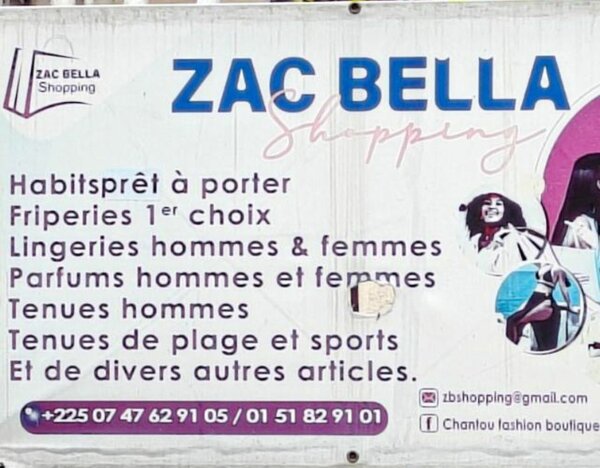 Zac Bella shop 