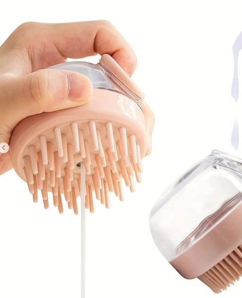 Brosse avec dents en silicone 3 en 1