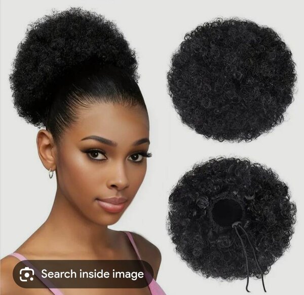 Afro pony wig
