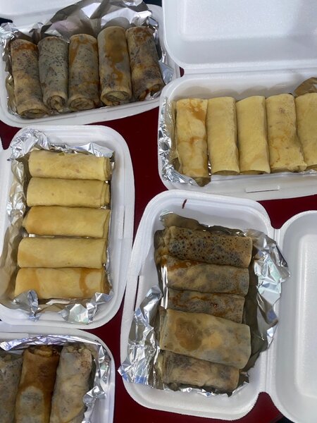 Rouleaux de crêpes variées