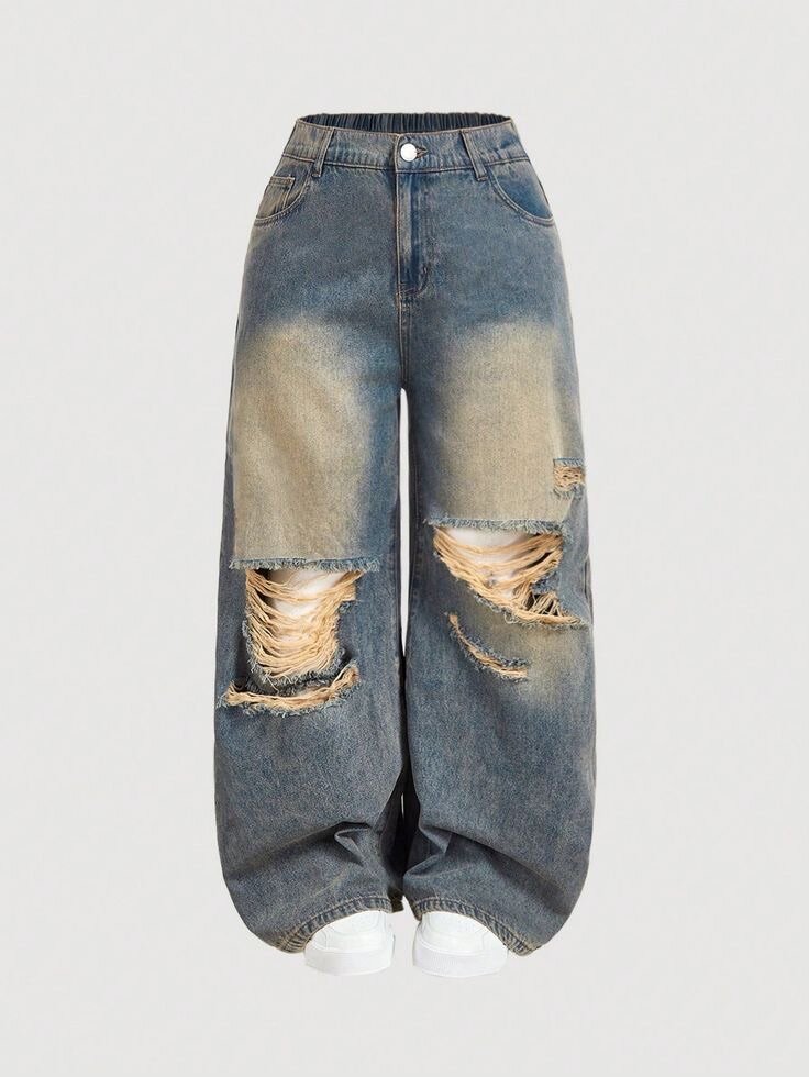 Ladies cargo jeans