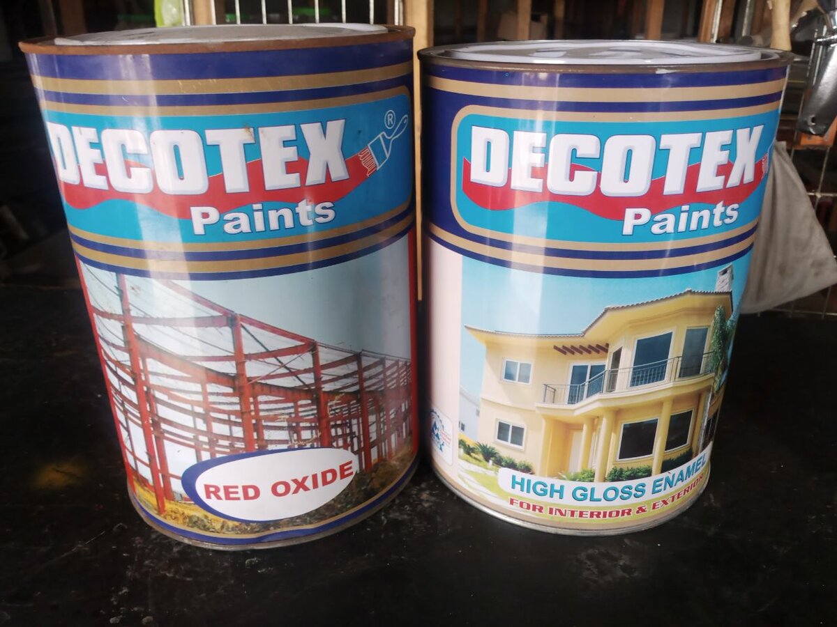 Oil paint and PVA