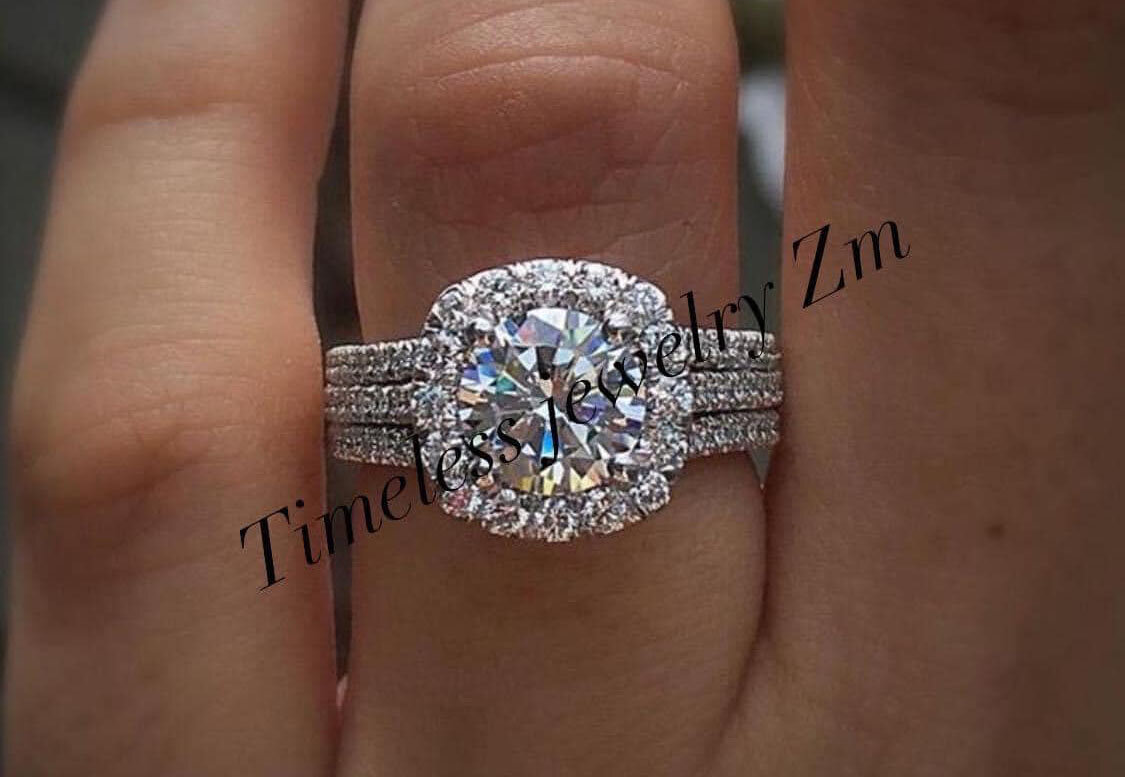 Silver plated ring