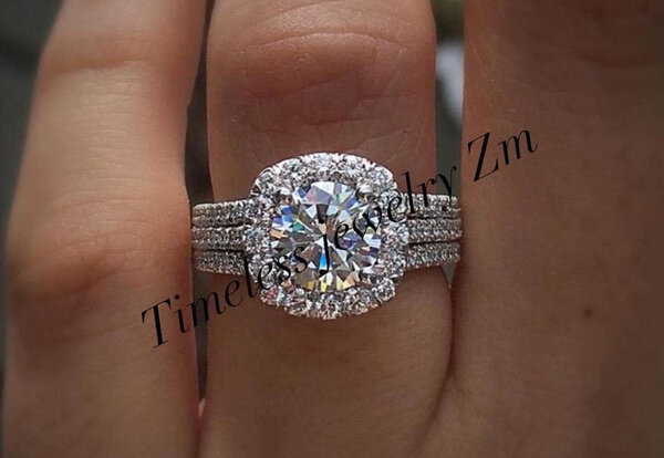 Silver plated ring