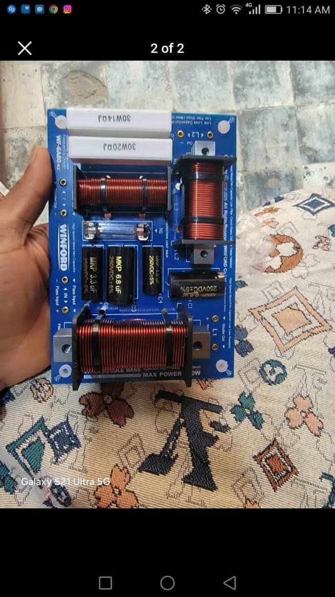 Plaquette winford audio 2 voix