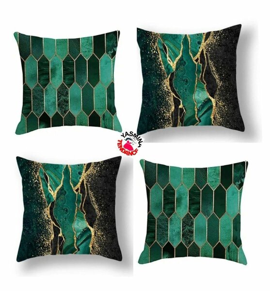 5 housses Coussins décoratifs