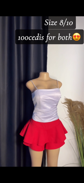 Corset dress and skirt