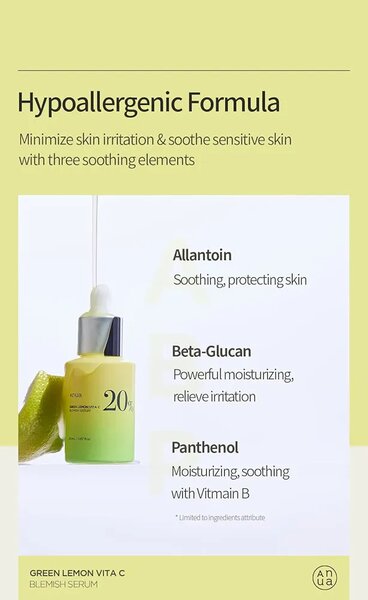 Anua Green Lemon Vit. C serum