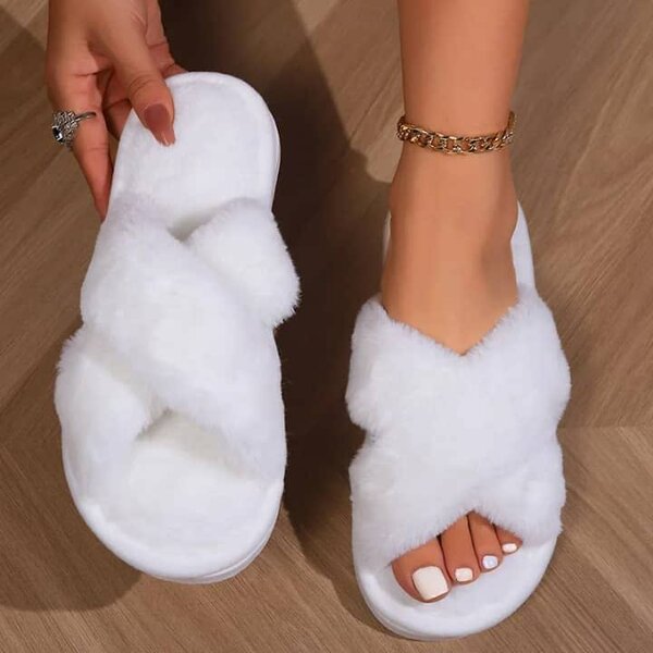 Chaussons Doux en Peluche