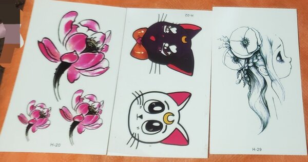 Tatouages Temporaires Art Créatif