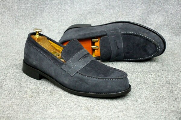 Mocassins en daim