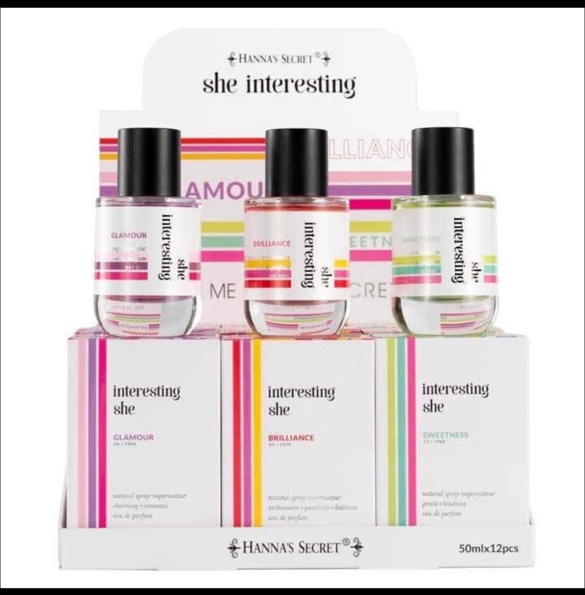Coffret de Parfums Hanna's Secret