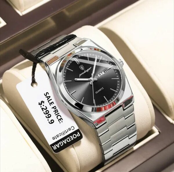 Montre bracelet acier homme