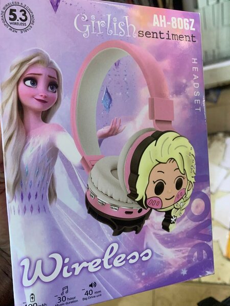Casque Sans Fil Enfant Rose