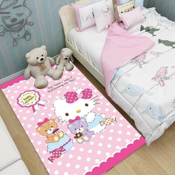 Tapis motif héros de dessins animés
