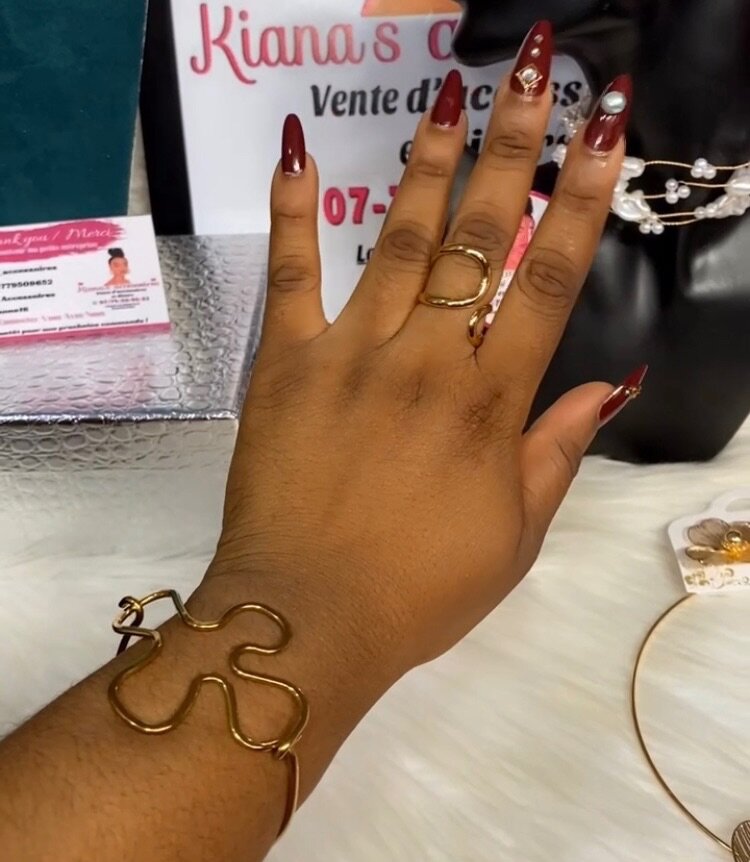 Bracelet et bague en or
