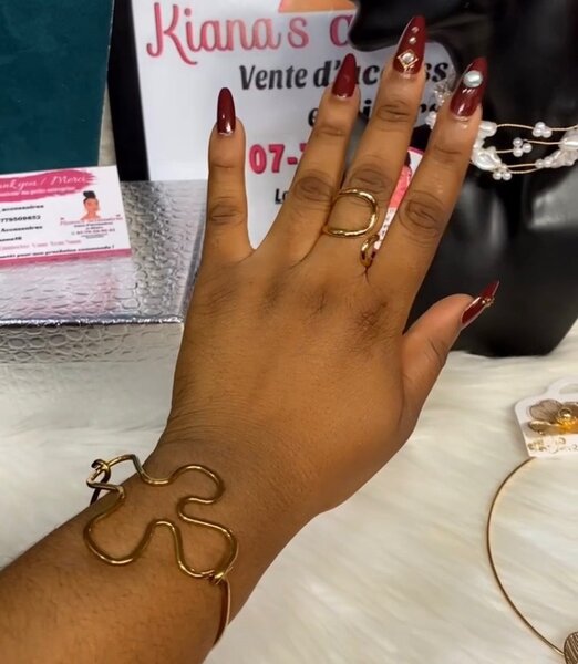 Bracelet et bague en or