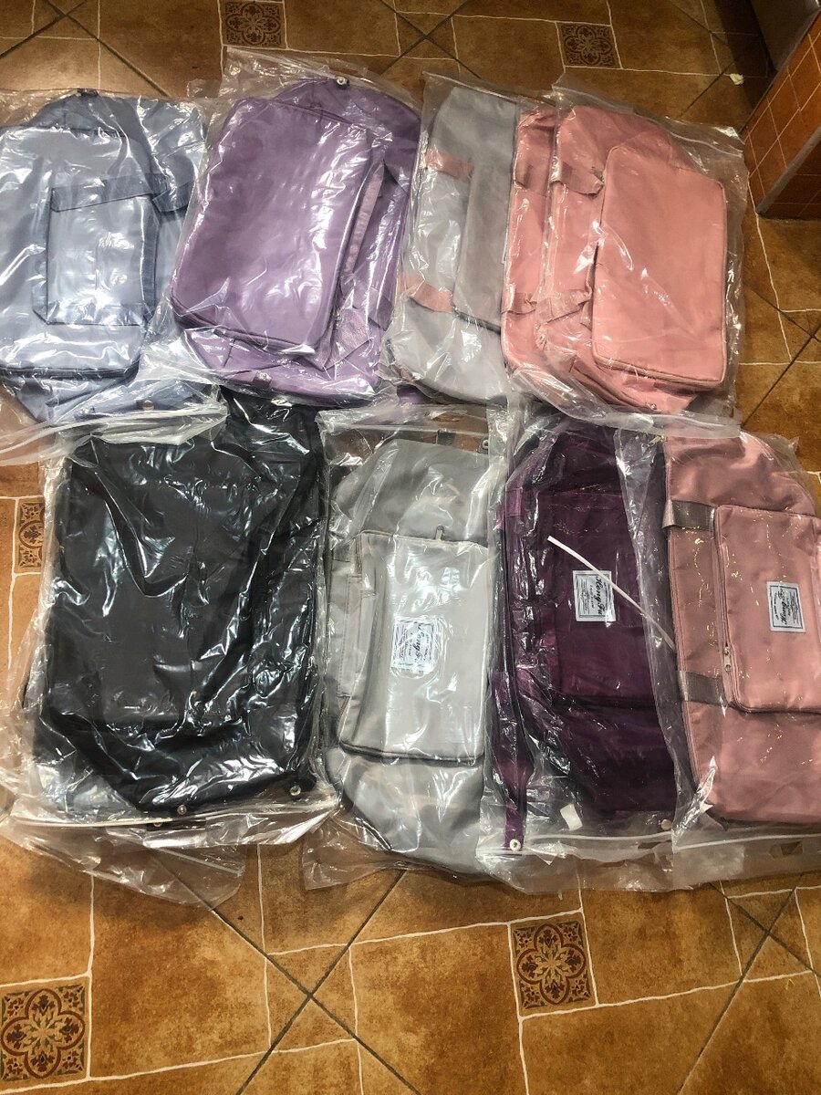 Waterproof travel hand bags.