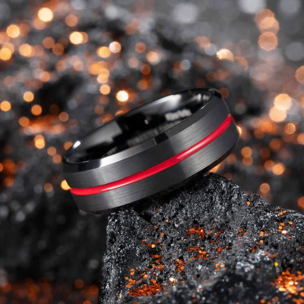 Bague Homme Tungstène Noir