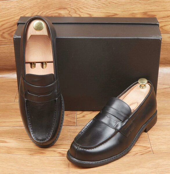 Mocassins en cuir élégants homme