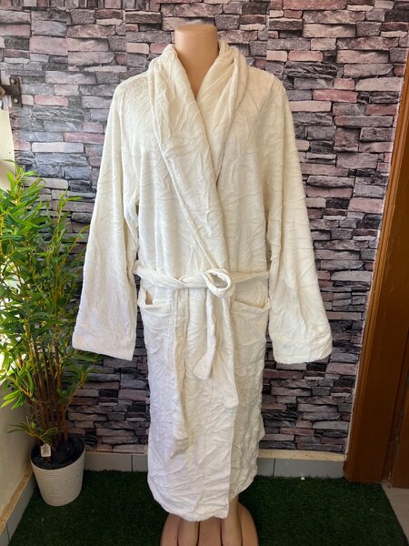 Peignoir en coton doux unisexe