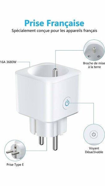 Prise Connectée Wi-Fi 16A