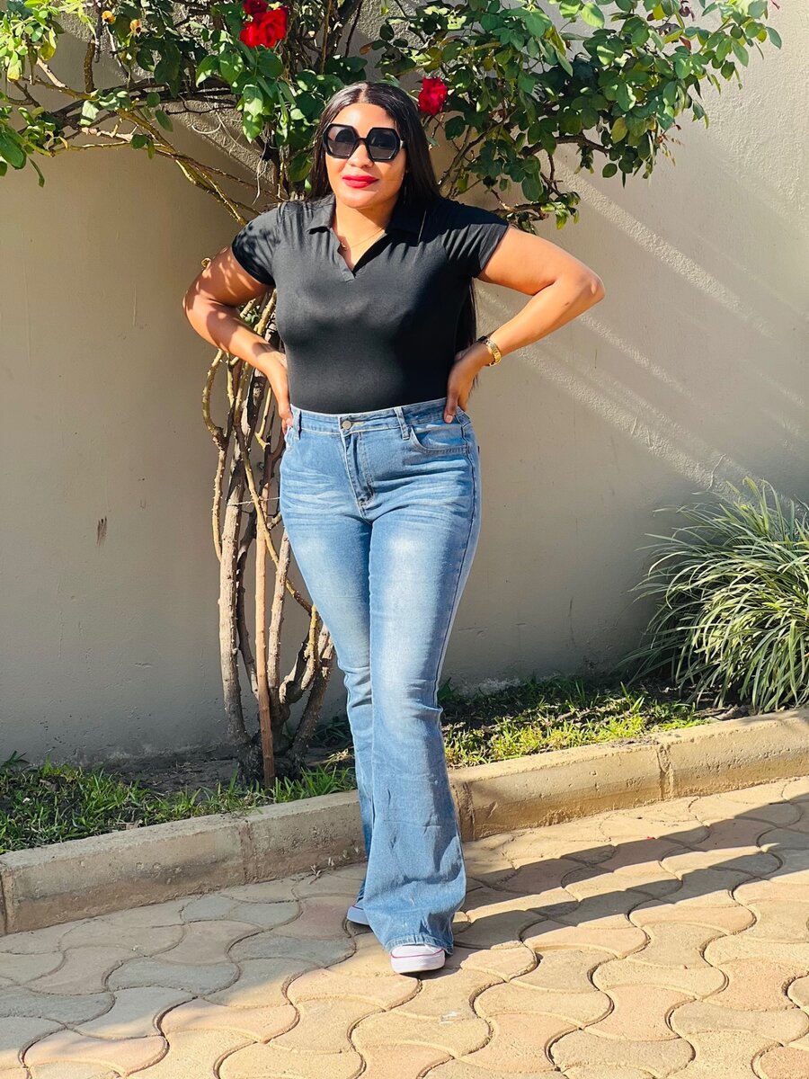 Flared jeans