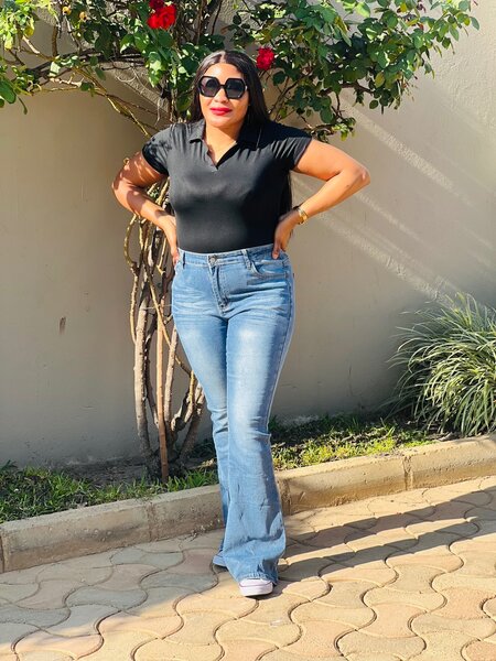 Flared jeans