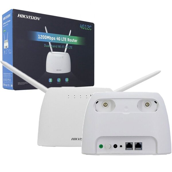 Hikvision (DS-3WR4G12C) 1200mbps 4G LTE Dual Band Router