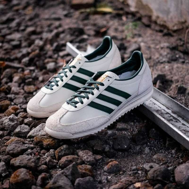 Sneakers tendance en cuir blanc