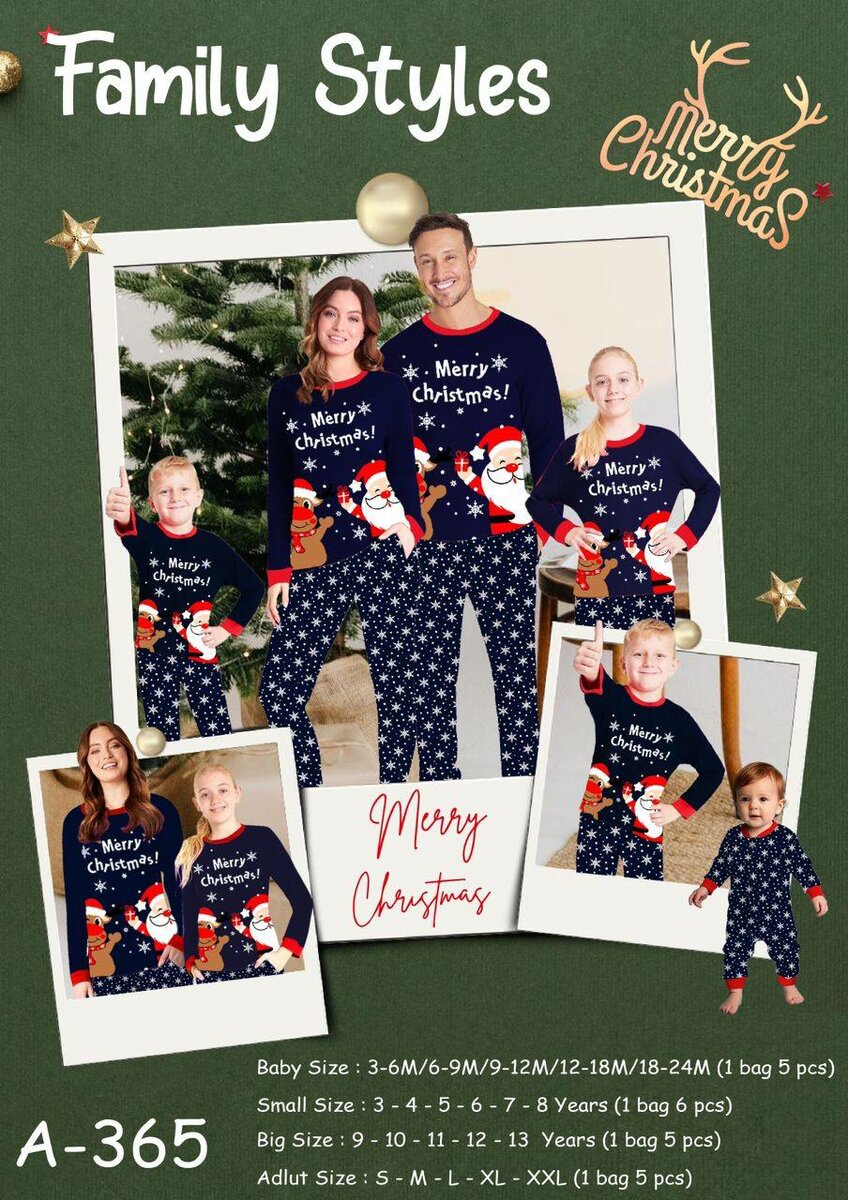 Pyjamas noël