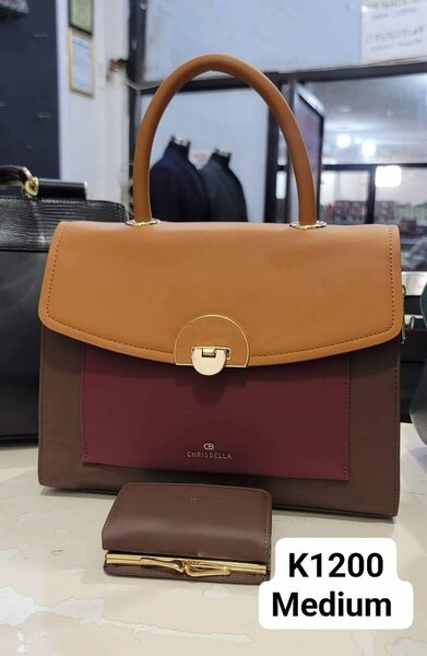 set of bags brown