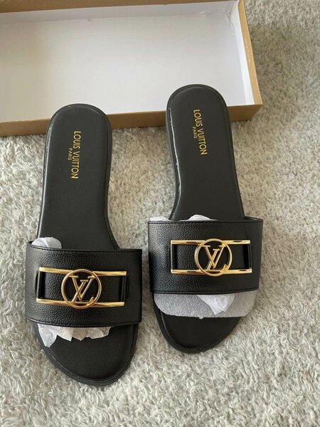 Chanel slipper and lv