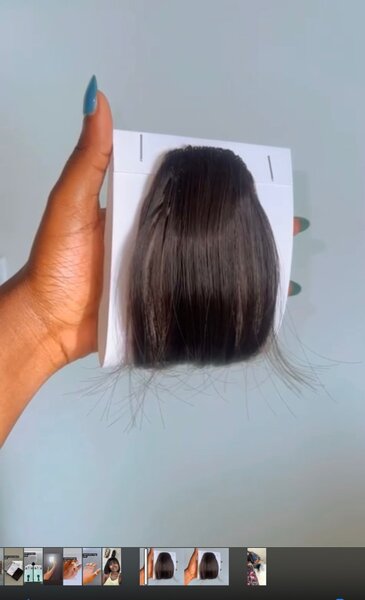 Fringe clips, bands