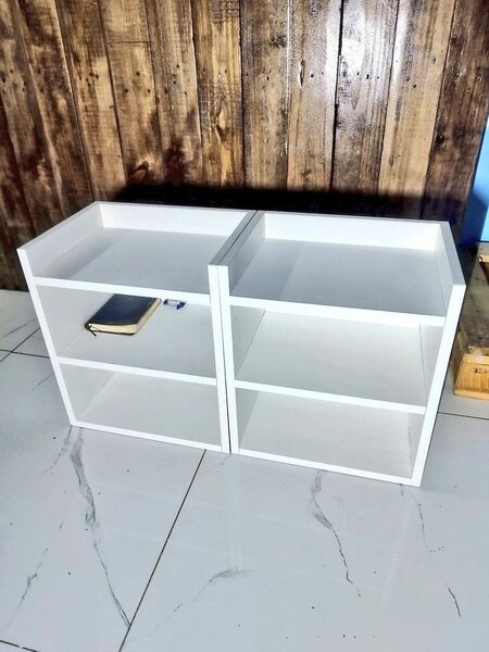White Bedside Table