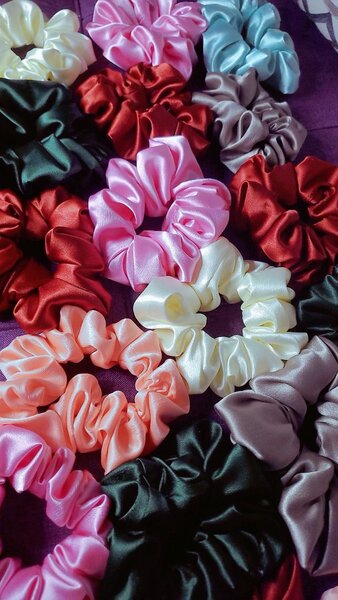 Chouchous Satinées Multiples Couleurs