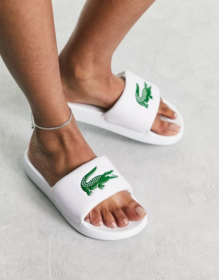 Claquettes confort croco