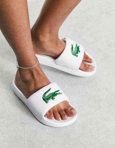 Claquettes confort croco