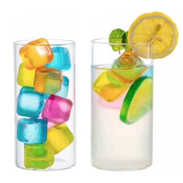 Glaçons Colorés Réutilisables