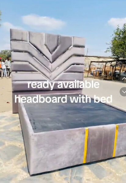 Headboard with bed