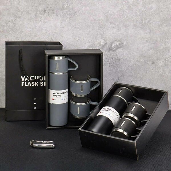*THERMOS AVEC 3 TASSES*