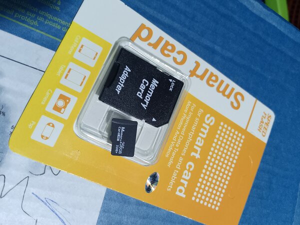 Carte mémoire 256GB avec adaptateur