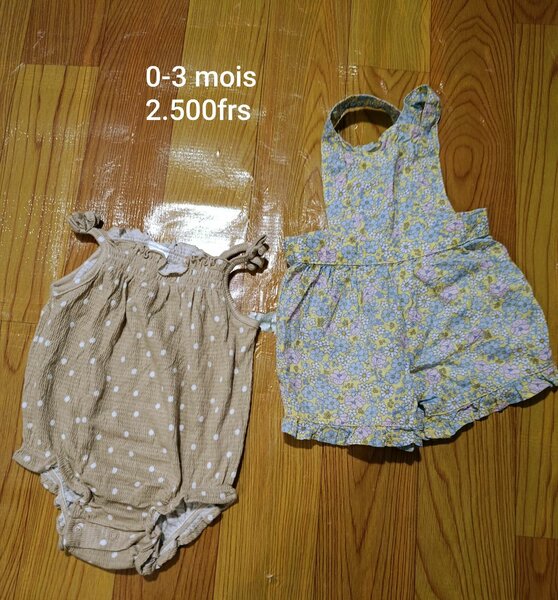 Ensemble Barboteuses Bébé Fille